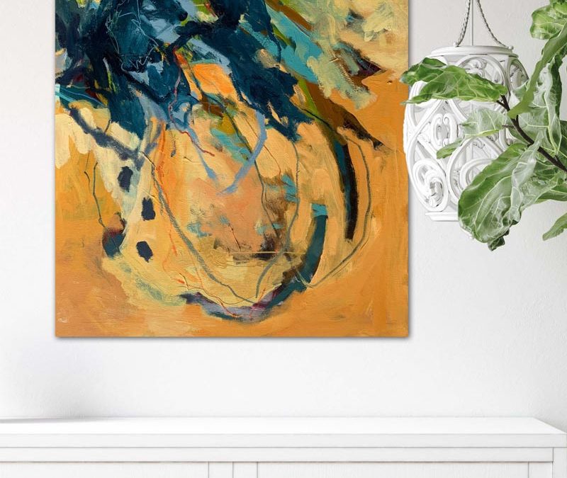 „Tanze Federleicht mein Engel“ – Oil on Cavas, 80 x 100 cm, Sold