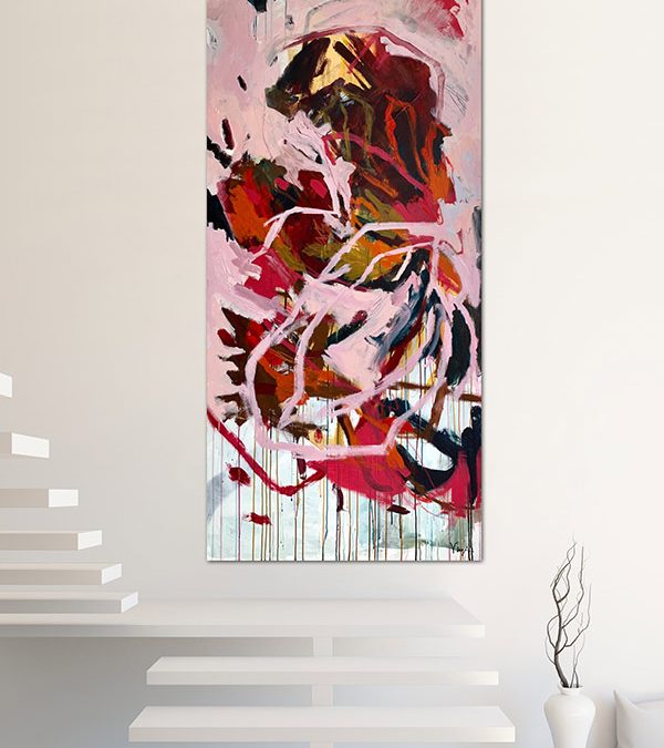 Schneeweisschens Rosenrot – Acryl on canvas, 100 x 220 cm