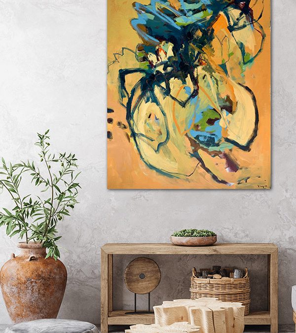 „Weine nicht Däumelinchen“ – Oil on canvas, 100 x 80 cm