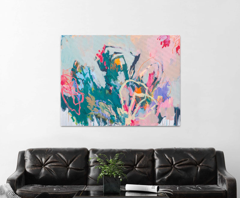 „When I Trust“ – Oil on canvas, 37 x 49 inch