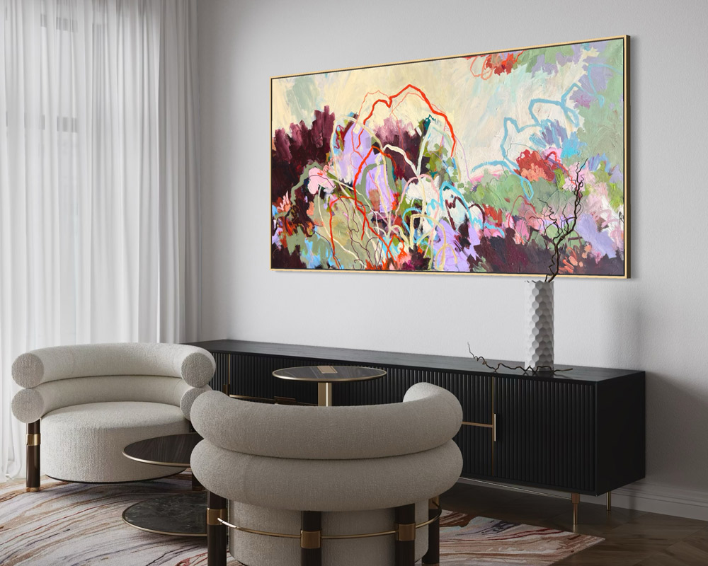 Verena Mayer-Kolbinger floral Abstract Art