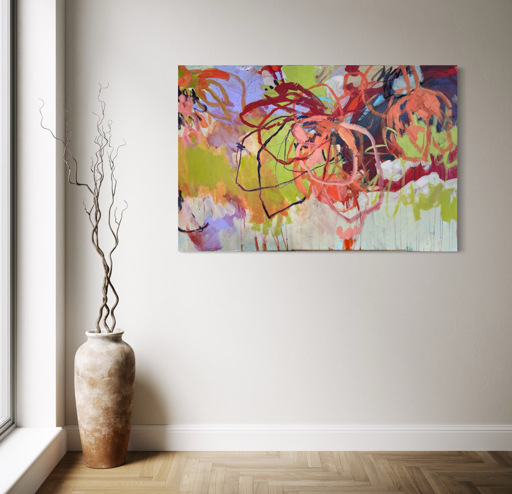 Verena Mayer-Kolbinger floral Abstract Art