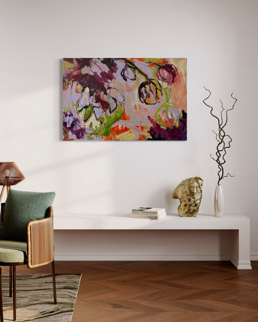 Verena Mayer-Kolbinger floral Abstract Art